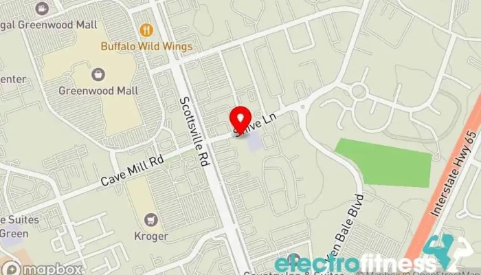 map of Blazing Athletics Gym in Bowling Green