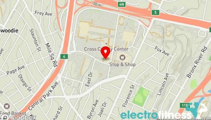 map of Blink Fitness Yonkers Gym, Fitness center in Yonkers