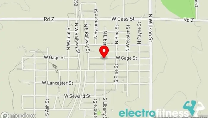 map of Blue Hill Fitness Center Physical fitness program in Blue Hill