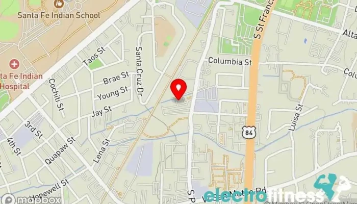 map of BOARD30 Santa Fe/ Da Vinci Bodyboard Fitness center, Gym in Santa Fe