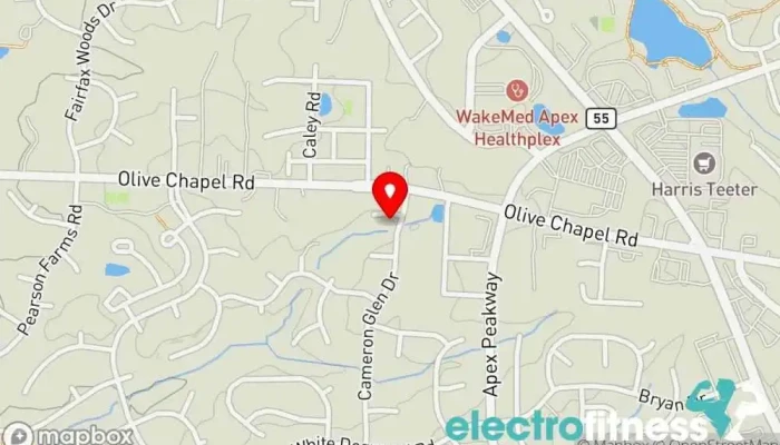 map of Body By Cain Personal trainer in Apex