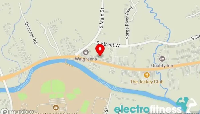 map of Body Revolution Personal trainer, Sports, Yoga studio in Raynham