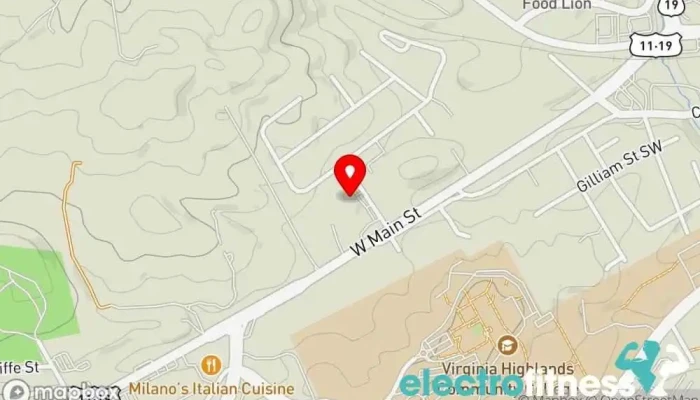 map of Body Works Fitness & Training Center Fitness center in Abingdon