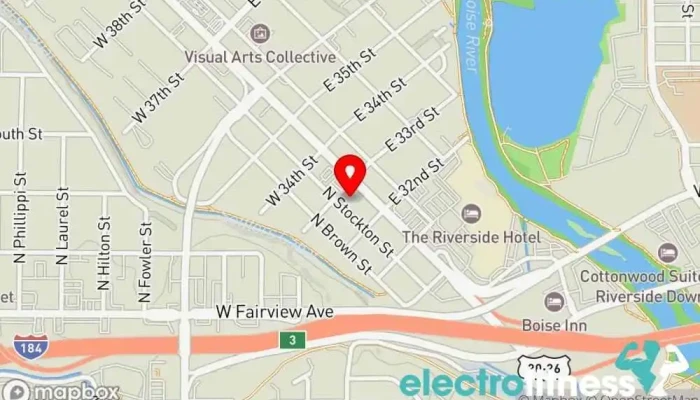 map of Boise CrossFit Gym, Fitness center, Personal trainer, Physical fitness program in Boise