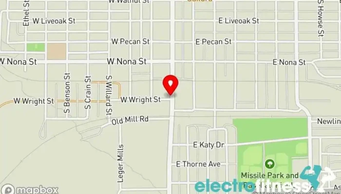 map of Brandon's Martial Arts Studio Martial arts school in Altus