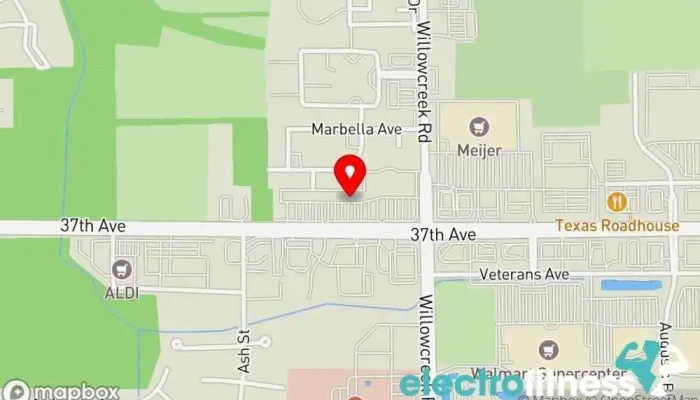 map of Brazilian Jiu-Jitsu Gym in Portage