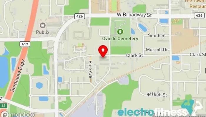 map of Breakthrough Fitness Personal trainer, Fitness center, Physical fitness program, Weight loss service, Women's personal trainer in Oviedo