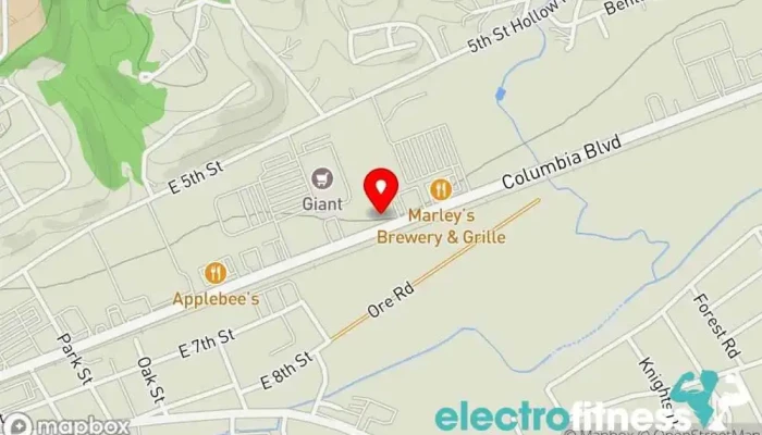 map of Breath of Life: Yoga with Jocelyn Lee Wright Yoga studio in Bloomsburg