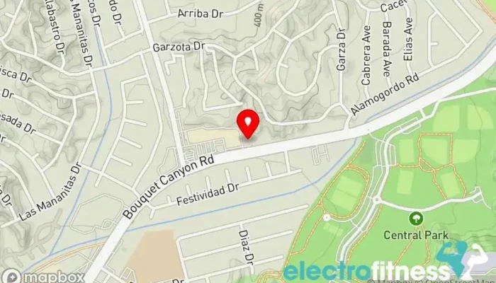 map of Brittney Smith Fitness Personal trainer in Santa Clarita