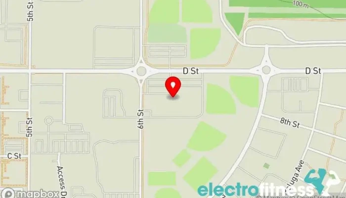 map of Buckner Fitness Center Fitness center in Anchorage