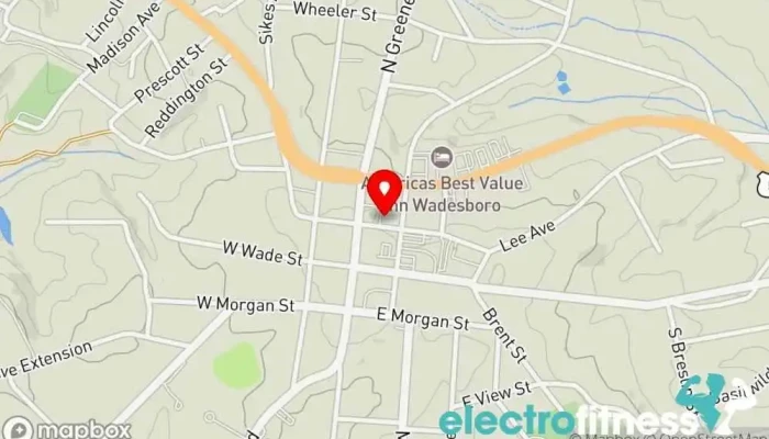 map of Buff Monkey Fitness Co LLC Gym in Wadesboro
