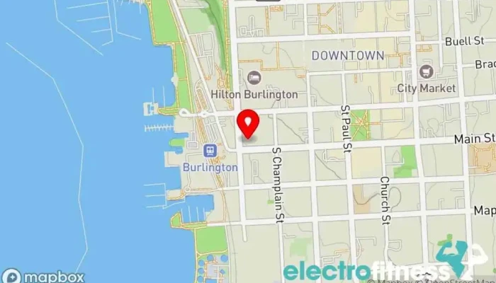 map of Burlington Strength & Fitness Personal trainer, Gym, Physical fitness program in Burlington