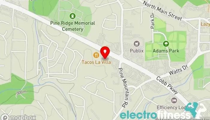 map of Burn Boot Camp Gym, Boot camp, Fitness center, Personal trainer, Physical fitness program, Wellness program in Kennesaw