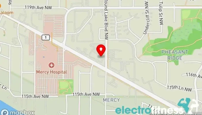 map of Burn Boot Camp Gym, Boot camp, Fitness center, Personal trainer, Physical fitness program, Training centre, Wellness program in Coon Rapids