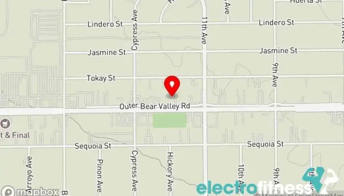 map of Caliber Fitness Gym in Victorville