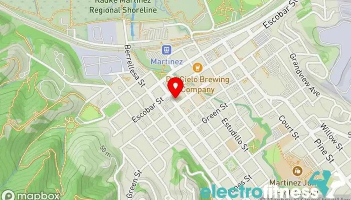 map of California Fitness 24/7- MARTINEZ Gym, Personal trainer, Weight loss service in Martinez