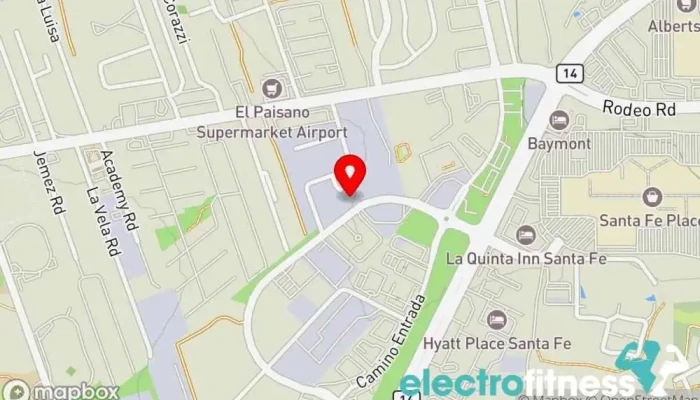 map of Calle Movement Gym in Santa Fe