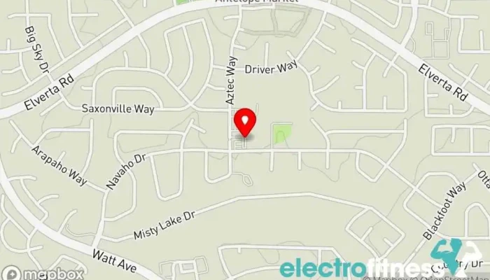 map of Capehart Gym Gym in Antelope