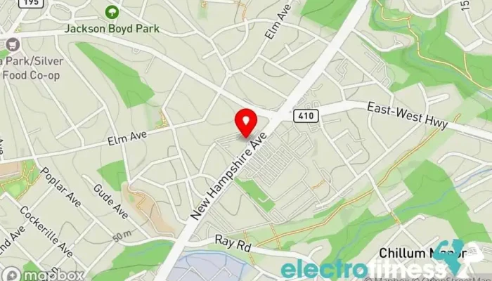 map of Capital MMA & Elite Fitness | Takoma Park, MD Jujitsu school, Fitness center, Martial arts school, Muay Thai boxing gym, Physical fitness program in Takoma Park