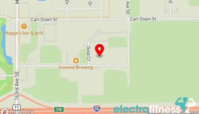 map of Captain's Fitness Club Fitness center in Mapleton