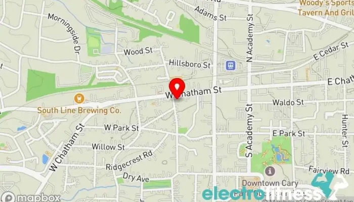 map of Cary Fit Project Gym Gym, Fitness center, Wellness center in Cary