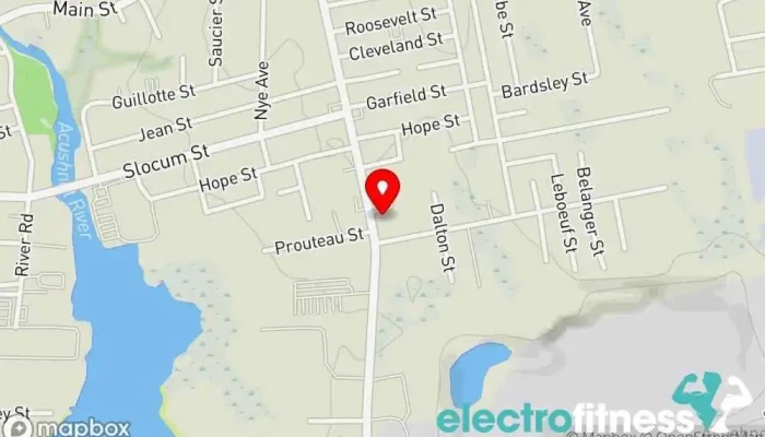 map of Center For Holistic Arts Yoga studio, Massage therapist in Acushnet