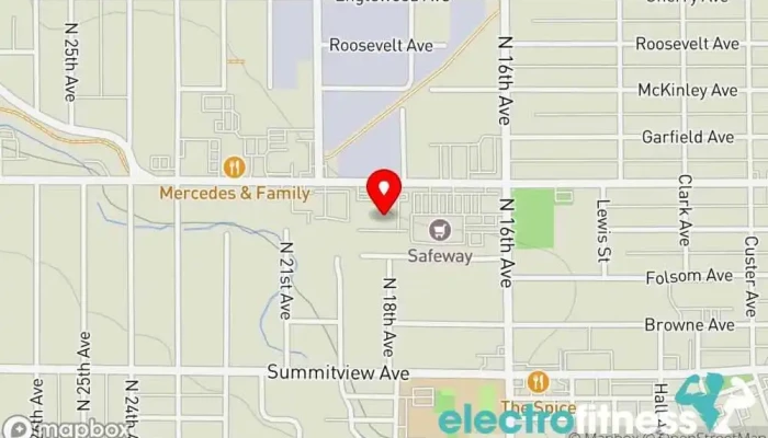 map of Central Washington Family Med: Esteba April MD Fitness center in Yakima
