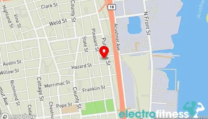 map of Champions Sports Center Gym, Aerobics instructor, Fitness center, Gymnastics center in New Bedford