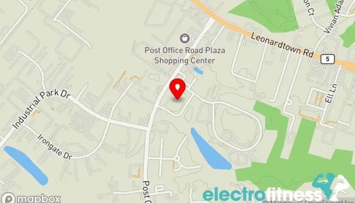 map of Cheer Extreme Maryland Gym in Waldorf