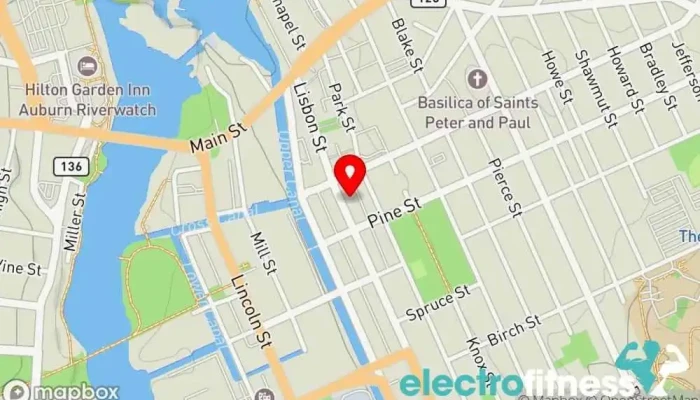 map of Chill Yoga Yoga studio in Lewiston