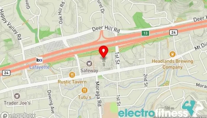 map of Cholly Fitness Fitness center in Lafayette