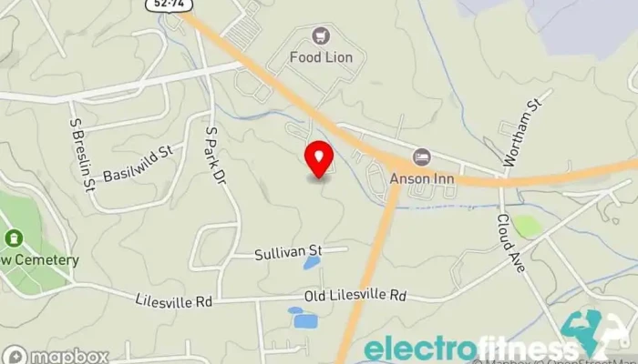 map of City Reach Community Center Community center in Wadesboro