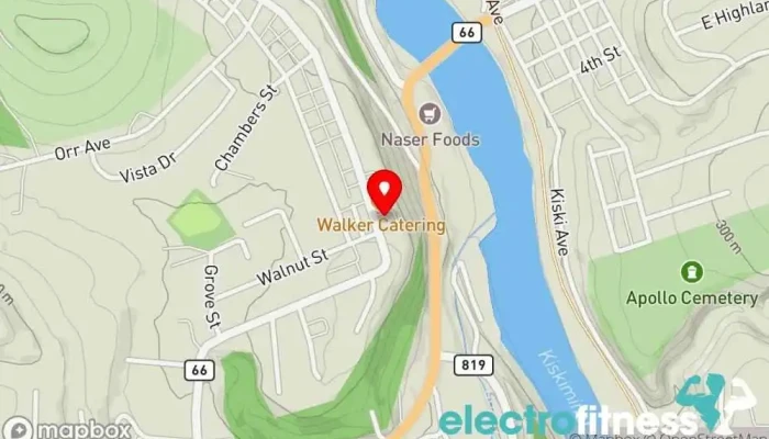 map of Club NBT Gym in Apollo