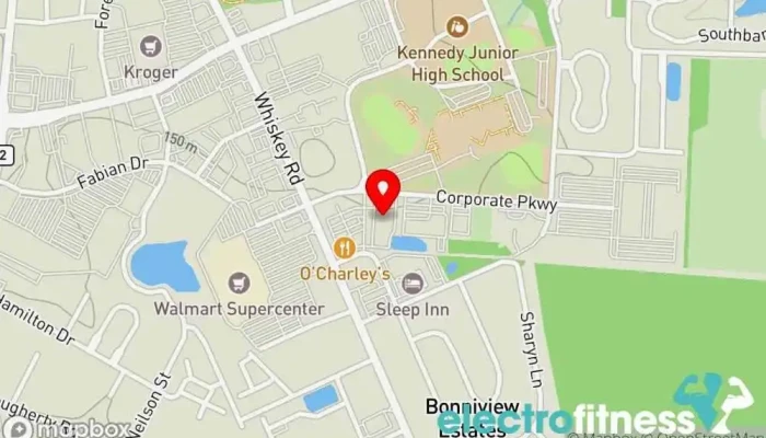 map of Club Pilates Pilates studio in Aiken