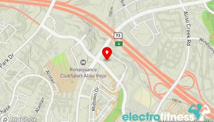 map of Coaching by Jake Barrena Personal trainer in Aliso Viejo