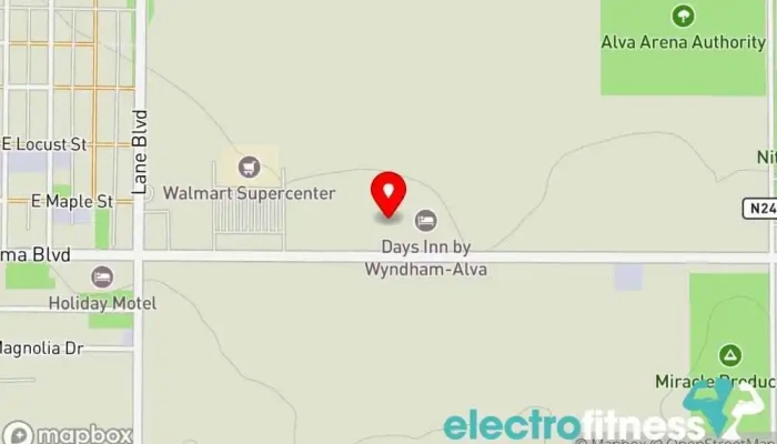 map of Comfort Inn & Suites Hotel in Alva