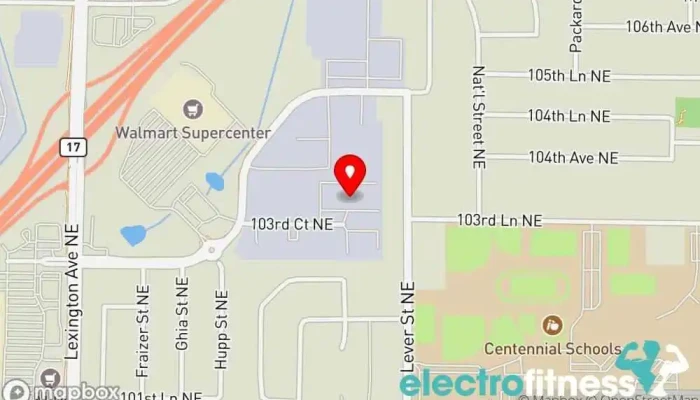 map of Complete Performance LLC Fitness center, Gym in Circle Pines