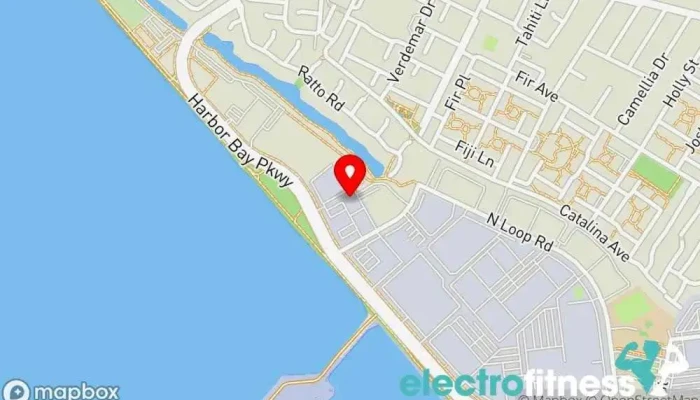 map of Concrete Body Gym, Personal trainer in Alameda