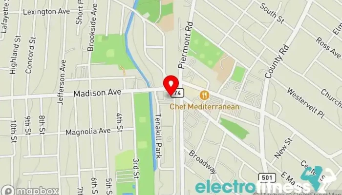 map of coolhotyoga & pilates Yoga studio, Personal trainer, Physical fitness program, Pilates studio in Cresskill