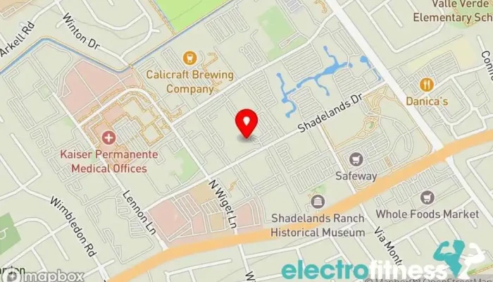 map of COPA Soccer Training Center Sports complex, Event venue, Gym, Physical fitness program, Soccer practice in Walnut Creek