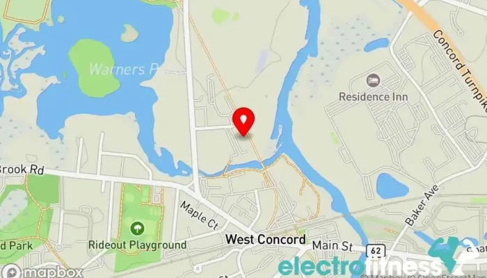 map of Core Balance Movement Physical fitness program in Concord