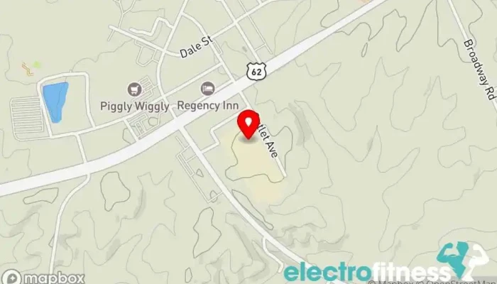 map of Core Fitness 24/7 Gym in Eddyville