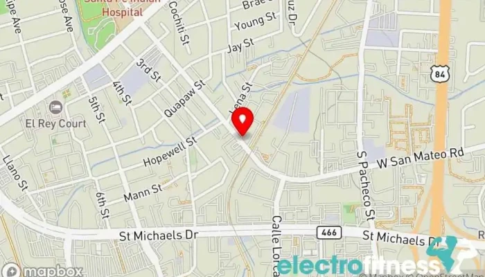 map of Core Movement Collective Gym in Santa Fe