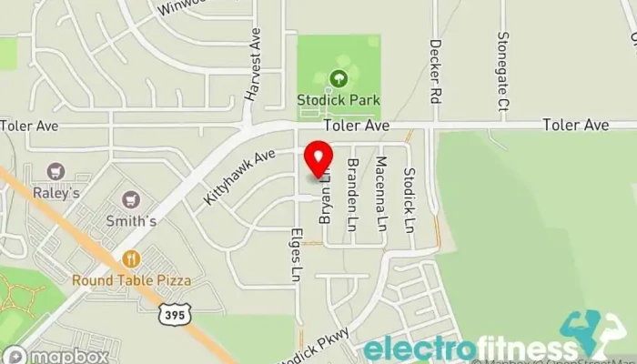 map of Core Performance Medical clinic, Gym in Gardnerville