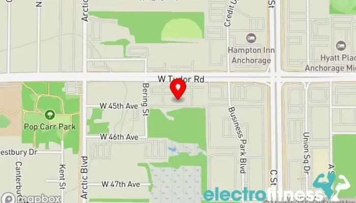 map of Core Pilates Pilates studio in Anchorage