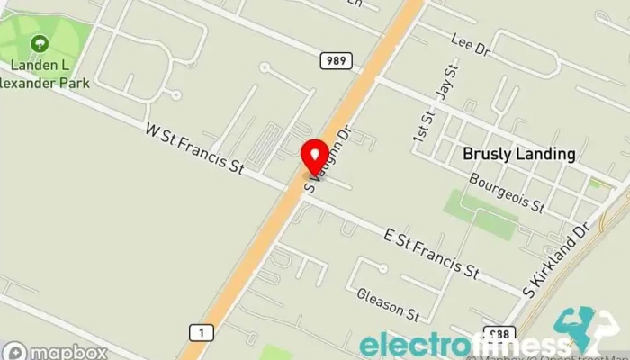 map of corelogix fitness Physical fitness program in Brusly