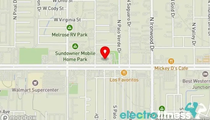 map of Cove Jiu Jitsu Martial arts school in Apache Junction