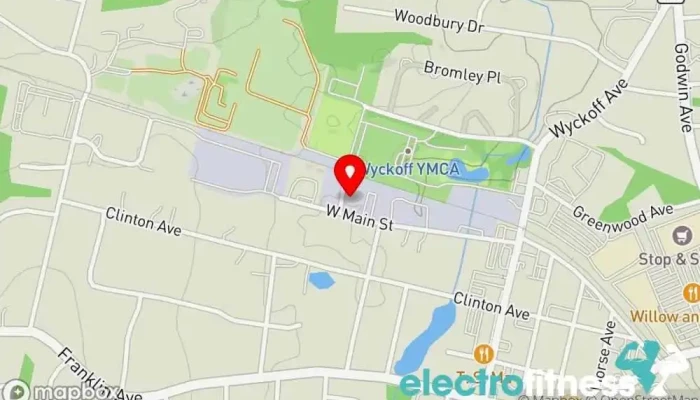 map of CR Fitness Personal trainer, Gym, Physical fitness program, Weight loss service in Wyckoff