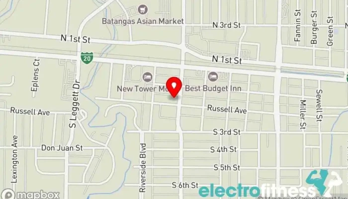 map of Crossfit 325 Physical fitness program in Abilene
