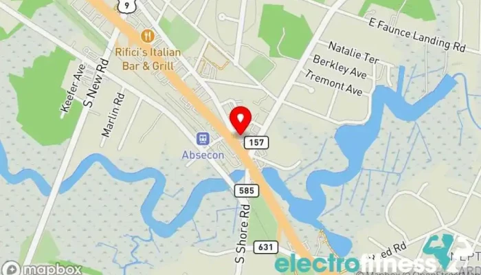 map of CrossFit Absecon Physical fitness program in Absecon